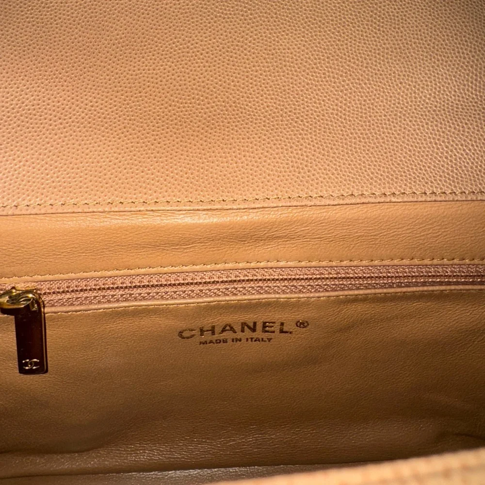 CHANEL Tan Crossbody Bag - Picture 9 of 11